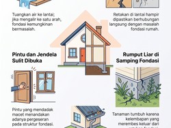 Infografis: 5 Pertanda Fondasi Rumah Bermasalah, Awas Bisa Ambruk