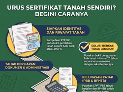 Tak Perlu Bayar Calo, Urus Sertifikat Tanah Bisa Dilakukan Sendiri