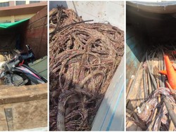 29 Pelaku Sindikat Pencuri Kabel di Lampung Ditangkap