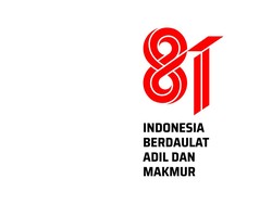 Link Download Logo HUT ke-81 RI Format PNG dan Pedoman Penggunaanya
