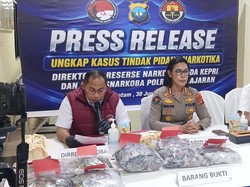 Peredaran 928 Vape Etomidate dan Sabu di Kepri Digagalkan, 13 Orang Ditangkap