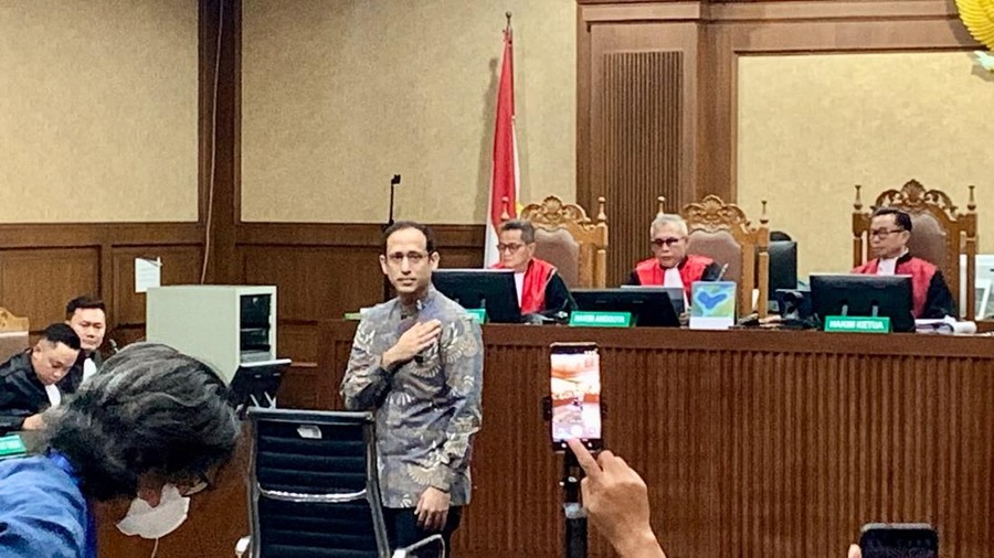 Sidang eks Mendikbudristek Nadiem Anwar Makarim