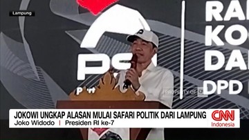 VIDEO: Jokowi Ungkap Alasan Memulai Safari Politik dari Lampung