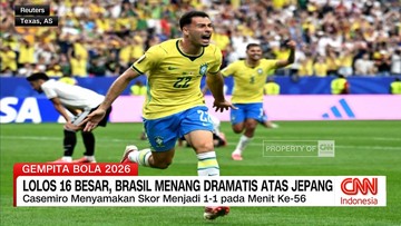 VIDEO: Lolos 16 Besar, Brasil Menang Dramatis atas Jepang