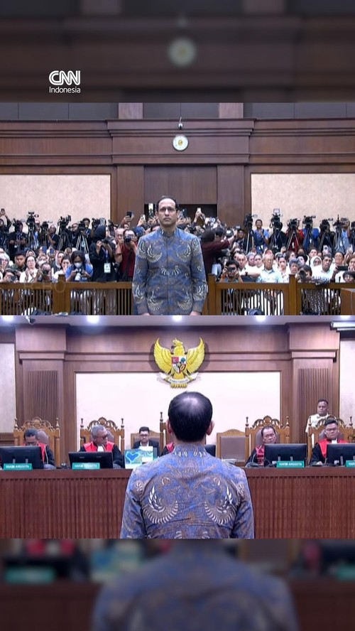 Detik-detik Nadiem Divonis 10 Tahun Penjara Kasus Korupsi Chromebook