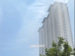 Viral! Gedung Tinggi di China Semprotkan Kabut buat Halau Panas