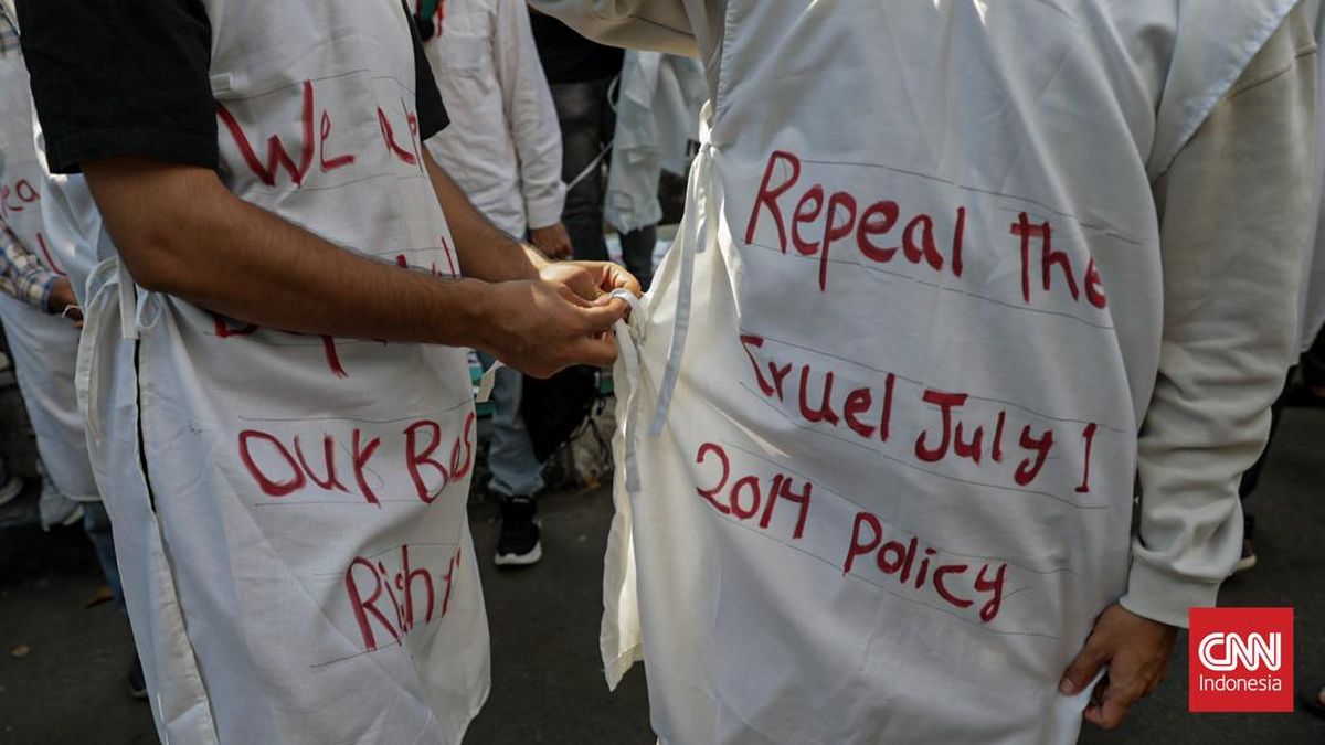 FOTO: 12 Tahun Menanti, Pencari Suaka Gelar Aksi Cruel July di Jakarta