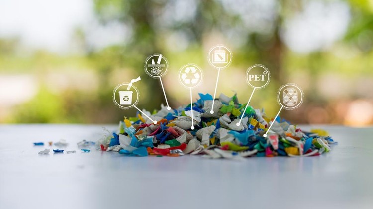 Ilustrasi Mikroplastik