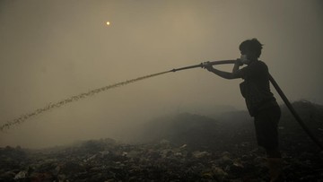 Kebakaran Padam, Pemkab Akan Bangun Embung di Sekitar TPA Jatiwaringin