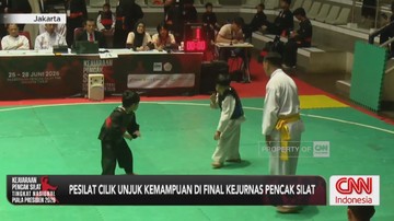 VIDEO: Pesilat Cilik Unjuk Kemampuan di Final Kejurnas Pencak Silat