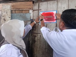 308 Kios di Pasar Kerung-kerung Makassar Disegel gegara Nunggak Sewa 9 Tahun