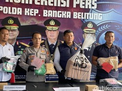 Kasus Narkotika di Babel Naik 11,5 Persen dari Tahun Lalu
