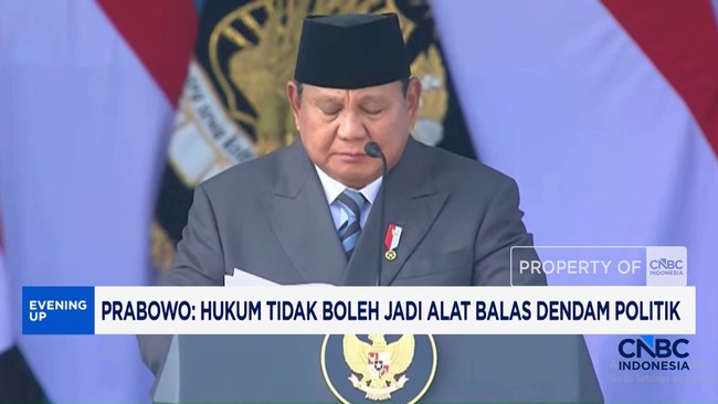 Video: Prabowo: Hukum Tidak Boleh Jadi Alat Balas Dendam Politik