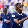 Soccer Football - FIFA World Cup 2026 - Round of 32 - France v Sweden - New York New Jersey Stadium, East Rutherford, New Jersey, U.S. - June 30, 2026France's Bradley Barcola celebrates scoring their second goal REUTERS/John Sibley     TPX IMAGES OF