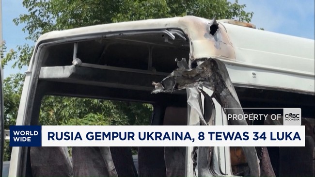 Video: Rusia Gempur Ukraina, 8 Tewas 34 Luka