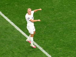 Soccer Football - FIFA World Cup 2026 - Round of 32 - Ivory Coast v Norway - Dallas Stadium, Arlington, Texas, U.S. - June 30, 2026 Norway's Erling Haaland celebrates after the match as Norway qualify for the Round of 16 stage of the World Cup REUTER