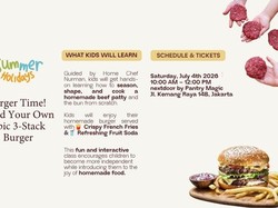 Anak Bosan di Rumah? Workshop Masak Burger Jadi Solusi Liburan Produktif