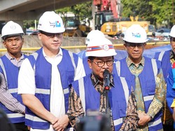 Kenneth DPRD DKI Dampingi Pramono Cek Flyover Latumenten, Progres Capai 55%