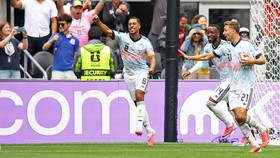 Soccer Football - FIFA World Cup 2026 - Round of 32 - Belgium v Senegal - Seattle Stadium, Seattle, Washington, U.S. - July 1, 2026 Belgium's Youri Tielemans scores their second goal past Senegal's Mory Diaw IMAGN IMAGES via Reuters/Troy Wayrynen