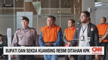 VIDEO: Bupati dan Sekda Kuansing Resmi Ditahan KPK