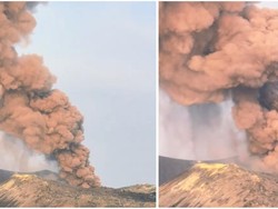 Gunung Anak Krakatau Erupsi, Hembuskan Abu Vulkanik Setinggi 357 Meter