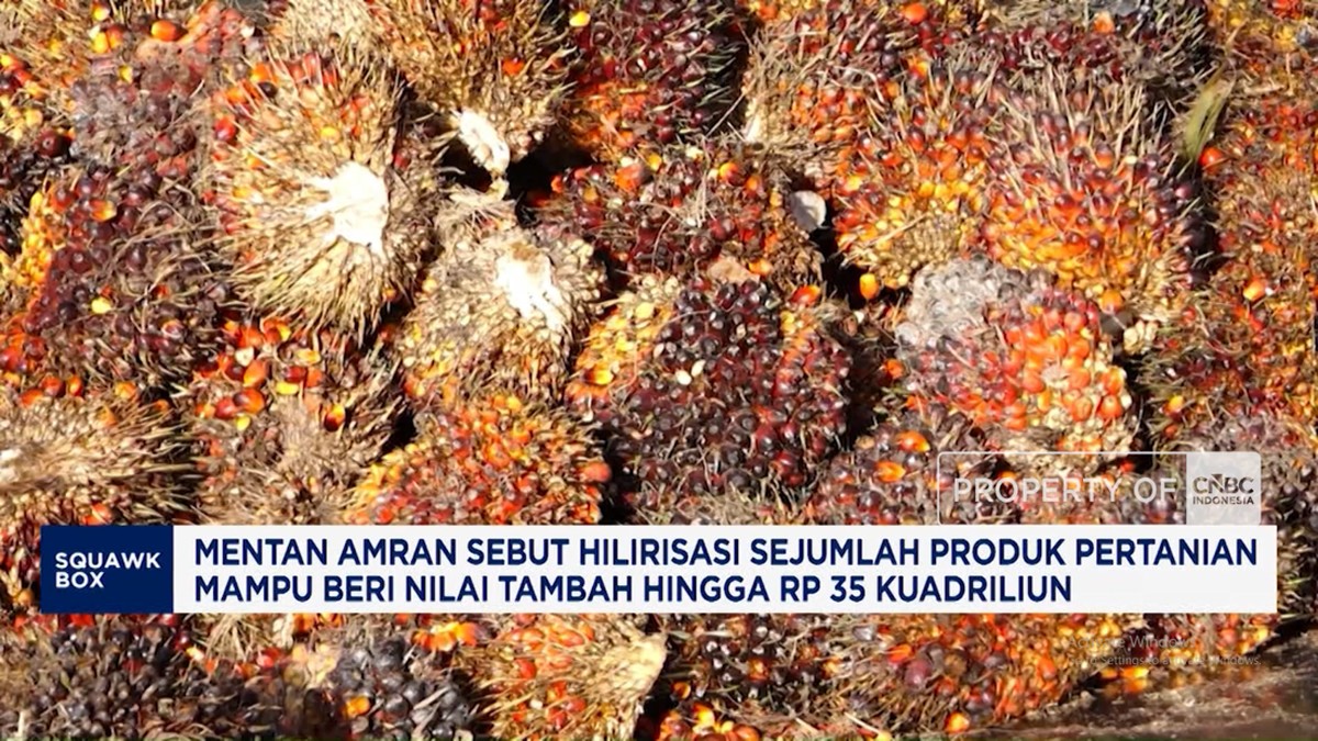 Hilirisasi Produk Pertanian Beri Nilai Tambah hingga Rp35 Kuadriliun