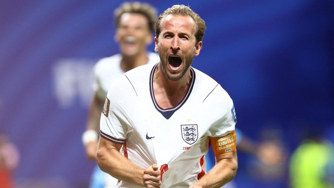 Harry Kane bawa Inggris samakan kedudukan jadi 1-1 lawan RD Kongo di Piala Dunia 2026.