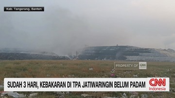 VIDEO: Sudah 3 Hari, Kebakaran di TPA Jatiwaringin Belum Padam