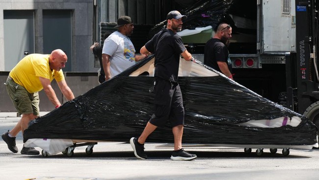 Madison Square Garden, lokasi yang disebut sebagai lokasi pernikahan Taylor Swift dan Travis Kelce pada 3 Juli 2026. REUTERS/Adam Gray