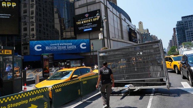 Madison Square Garden, lokasi yang disebut sebagai lokasi pernikahan Taylor Swift dan Travis Kelce pada 3 Juli 2026. REUTERS/Adam Gray