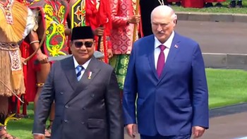 Momen Prabowo Terima Kunjungan Presiden Belarus Lukashenko