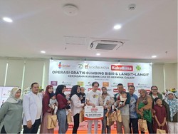 Kuku Bima&Tolak Angin Salurkan Rp325 Juta untuk Operasi Sumbing Bibir Gratis