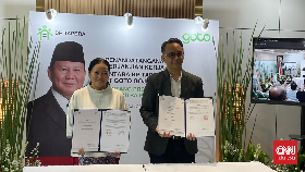 Badan Pengelola Tabungan Perumahan Rakyat (Tapera) dan PT GoTo Gojek Tokopedia Tbk (GoTo) menandatangani perjanjian kerja sama (PKS) Program Perumahan bagi mitra driver Gojek, Jumat (3/7).