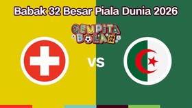 Cover Live Report - Babak 32 Besar Piala Dunia 2026 (Swiss vs Aljazair)