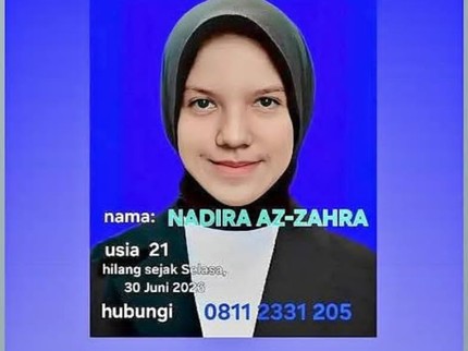 Deretan Fakta Mengenai Kabar Menghilangnya Nadira Az-Zahra, Sempat Kena Kabar Hoaks