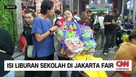 Suasana libur sekolah semakin semarak di Jakarta Fair 2026 yang digelar di JIEXPO Kemayoran, Jakarta. Beragam wahana hiburan, pameran, kuliner, dan pertunjukan menjadi daya tarik bagi masyarakat yang menghabiskan waktu bersama keluarga.