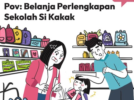POV: Belanja Perlengkapan Sekolah Si Kakak