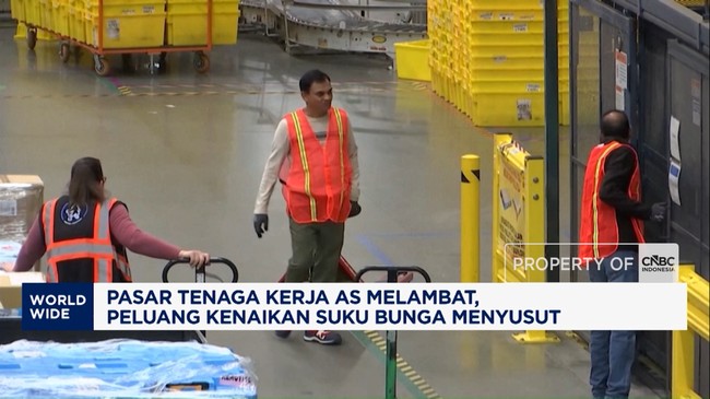Pasar Tenaga Kerja AS Melambat, Peluang Kenaikan Suku Bunga Menyusut