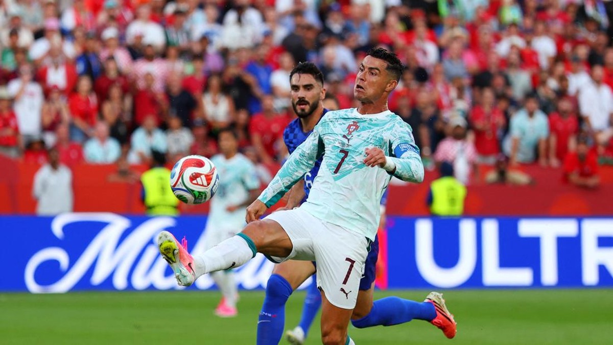 Soccer Football - FIFA World Cup 2026 - Round of 32 - Portugal v Croatia - Toronto Stadium, Toronto, Canada - July 2, 2026 Portugal's Cristiano Ronaldo in action before scoring a goal that was later disallowed REUTERS/Mike Segar