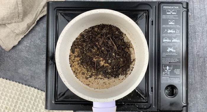 resep roasted milk tea