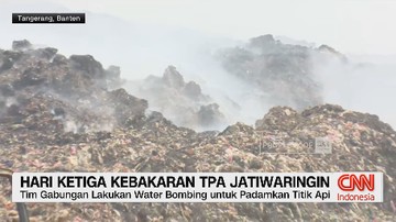 VIDEO: Situasi Hari Ketiga Kebakaran TPA Jatiwaringin
