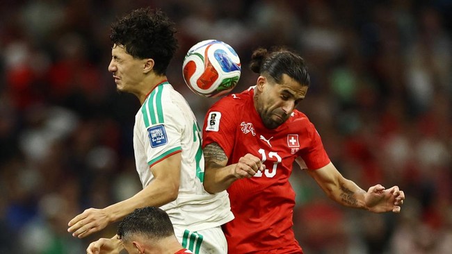 FOTO: Swiss Terlalu Tangguh, Aljazair Tersisih dari Piala Dunia 2026