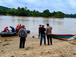 Petugas Gabungan Sisir Sungai di Katingan untuk Cari 2 Polisi yang Hilang