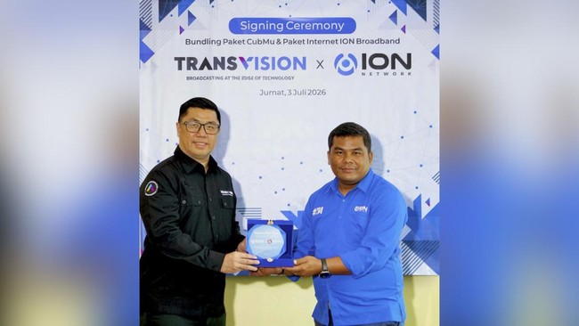 CubMu, platform streaming milik Transvision resmi menjalin kerjasama strategis dengan ION Network, Kolaborasi ini menghadirkan solusi hiburan digital yang terintegrasi dengan layanan internet berkecepatan tinggi untuk memberikan pengalaman menikmati 