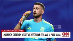 Unai Simon catatkan Rekor Tak Kebobolan Terlama di Piala Dunia