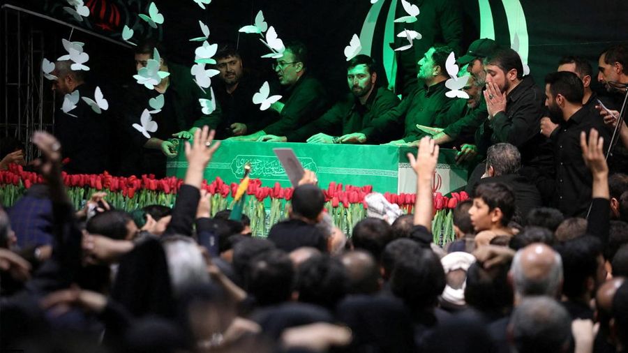 Upacara perpisahan untuk mendiang Pemimpin Tertinggi Iran Ayatollah Ali Khamenei di Teheran, Iran, Jumat (3/7/2026). (Office of the Iranian Supreme Leader via REUTERS)