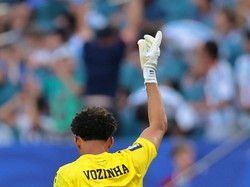 Soccer Football - FIFA World Cup 2026 - Round of 32 - Argentina v Cape Verde - Miami Stadium, Miami Gardens, Florida, U.S. - July 3, 2026 Cape Verde's Vozinha celebrates after Deroy Duarte scores their first goal IMAGN IMAGES via Reuters/Sam Navarro
