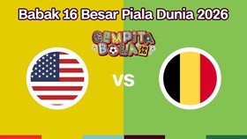 Cover Live Report - Babak 16 Besar Piala Dunia 2026 (Amerika Serikat vs Belgia)