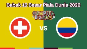 Cover Live Report - Babak 16 Besar Piala Dunia 2026 (Swiss vs Kolombia)