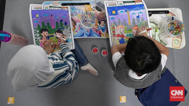 Mengisi Libur Sekolah dengan Lomba Mewarnai